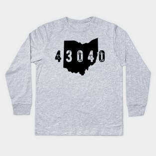 43040 Zip Code Ohio Marysville Kids Long Sleeve T-Shirt